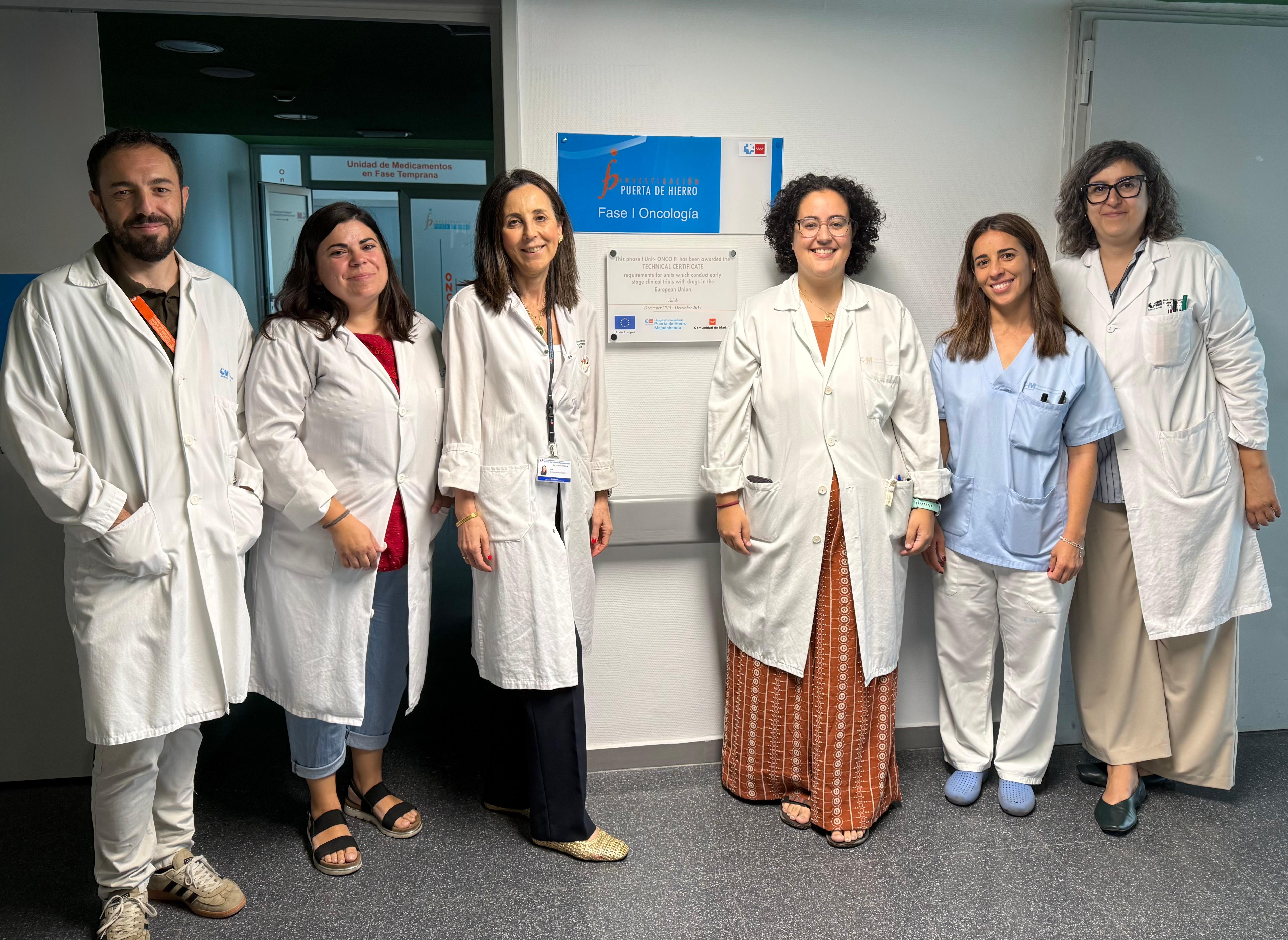 Equipo de la Unidad de Fase I de Oncología del Hospital Universitario Puerta de Hierro
